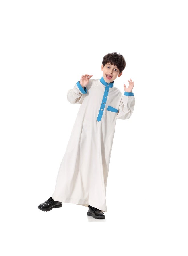 عباءة للشباب الذكور - تصميم ملون فريد يعكس الأصالة الثقافية - Image 4