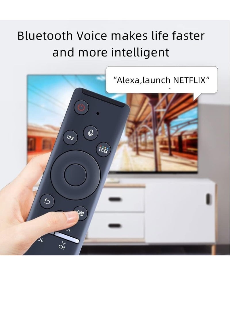 ELTRAZONE BN59-01327G Replace Voice Remote Control for Samsung QLED Smart TV - Compatible with QA55Q95TAW, QA65Q95TAW, QA65Q800TAW, QA75Q95TAW, Q80T, Q70T, Q60T, Q90T, Q800T, Q900TS, Q950TS & More - Includes Battery - Image 5