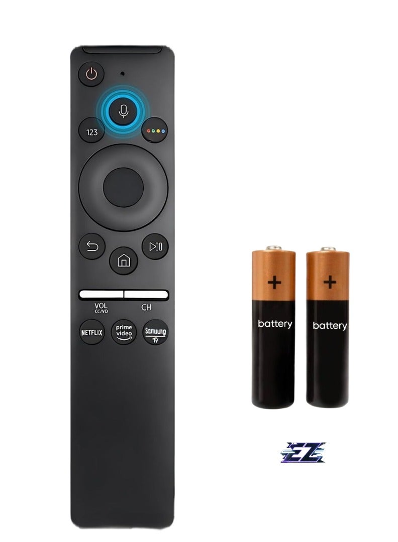 ELTRAZONE BN59-01327G Replace Voice Remote Control for Samsung QLED Smart TV - Compatible with QA55Q95TAW, QA65Q95TAW, QA65Q800TAW, QA75Q95TAW, Q80T, Q70T, Q60T, Q90T, Q800T, Q900TS, Q950TS & More - Includes Battery - Image 1