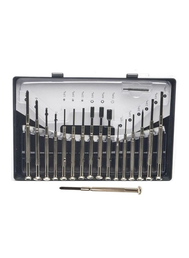 16-in-1 Precision Screwdriver Set, Professional Mini Magnetic Screwdriver Set for Electronics Repair, Mini Tool Kits for Repairing Computers, Phones, Watches, Laptops, and Glasses - Alloy Steel Tool