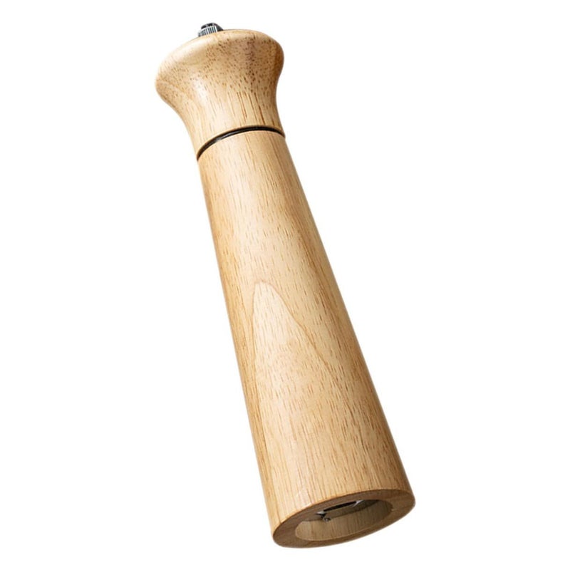 Manual Wooden Pepper Grinder Salt Mill Refillable 8 Inch Kitchen Spice Grinder - Image 2