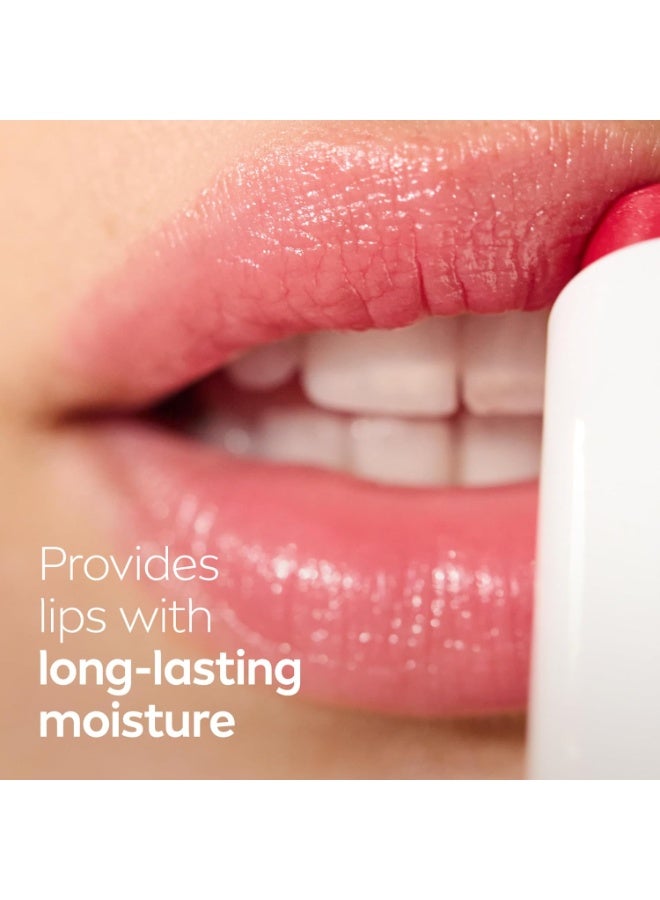 NIVEA Shimmer Lip Care, Shimmer Lip Balm with Shea Butter, Nourishing Oils and Vitamin C & E, 3-in-1 Moisture, Repair (for Dry Lips) and Shimmer, 0.17 Oz Stick - Image 3