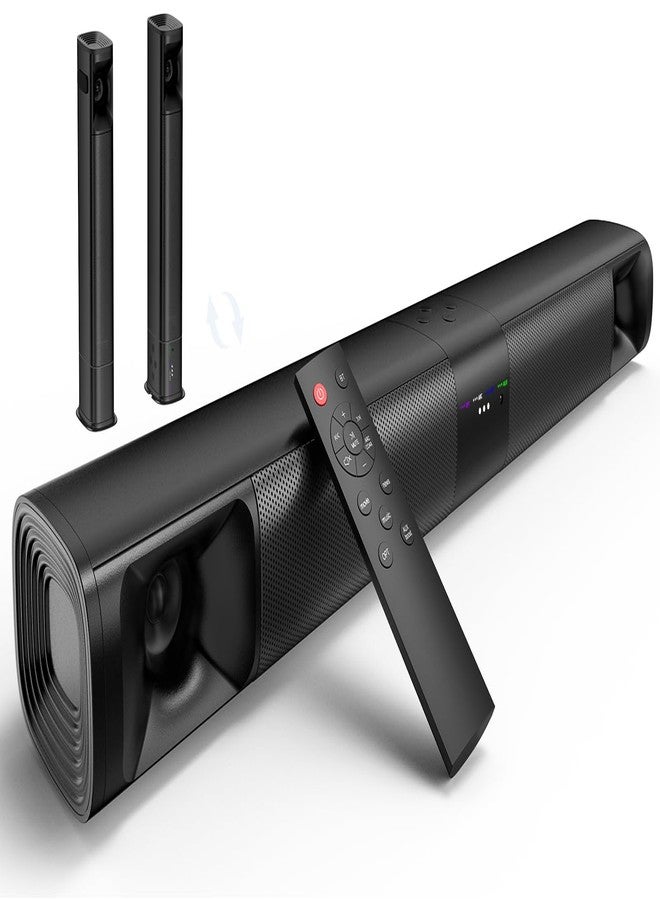 WebsLand Sound Bar for Smart TV, Soundbar with Optical/ARC/AUX/Bluetooth, Surround Sound System for Home Theater - Image 1