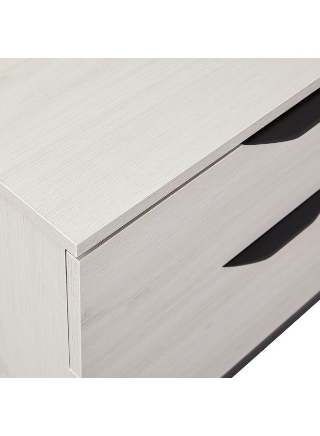 DANUBE HOME Pletora Night Stand| Multifunctional Bedside Table Space Saving Nightstand Side Table Modern Design Furniture For Bedroom L60Xw39Xh51Cm -Grey Oak - Image 5