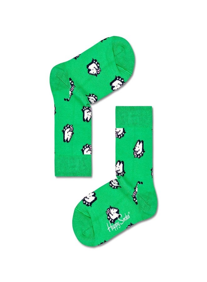 Happy Socks Kids Doggy Dreams Socks | Cute & Comfy Unisex Crew Socks|4-6Years - Image 1