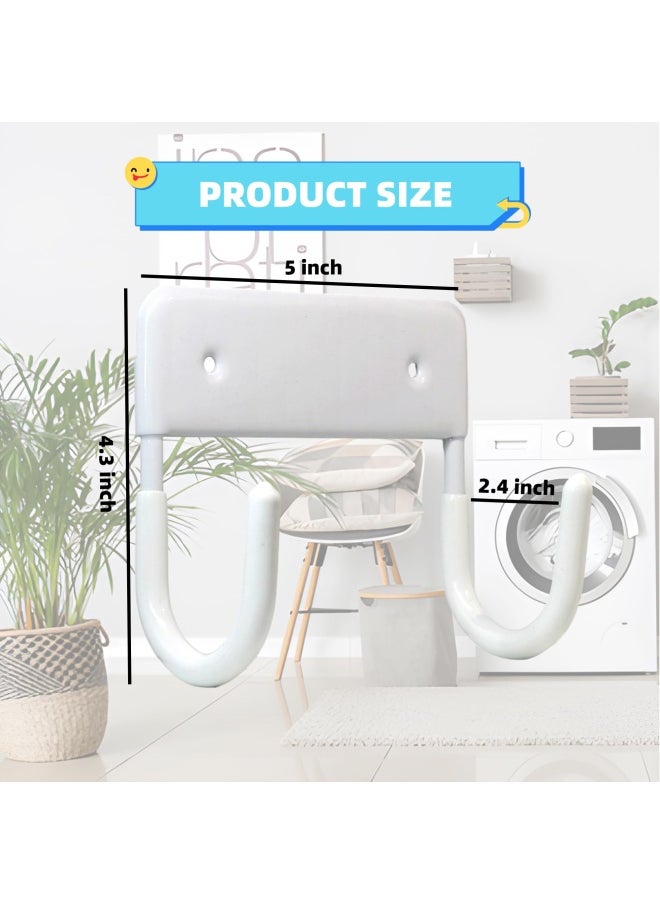 BiJun - Hai Ironing Board Hanger Wall Mount Ironing Board Holder Organizer Wall Rack Wall Mounted Ironing Board Holder Shelf For Laundry Rooms White - Image 1