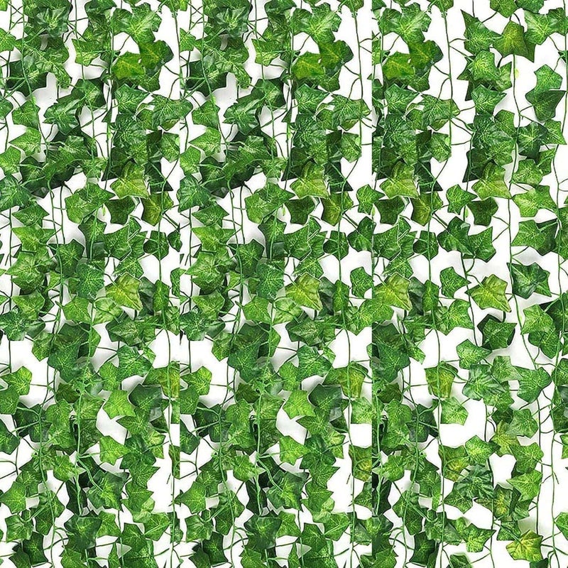 Go Hooked Artificial Hanging Creeper for Home Décor (Pack of 3, 6 Ft) | Maple Plant Leaf Garland with 30 Leaves Each | Plastic Decorative Creeper for Balcony, Walls, Garden Decoration - Image 5