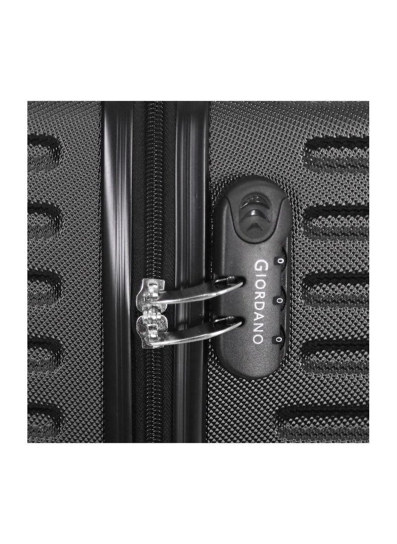 GIORDANO 3-Piece Hardside Luggage Set Black  - Image 3