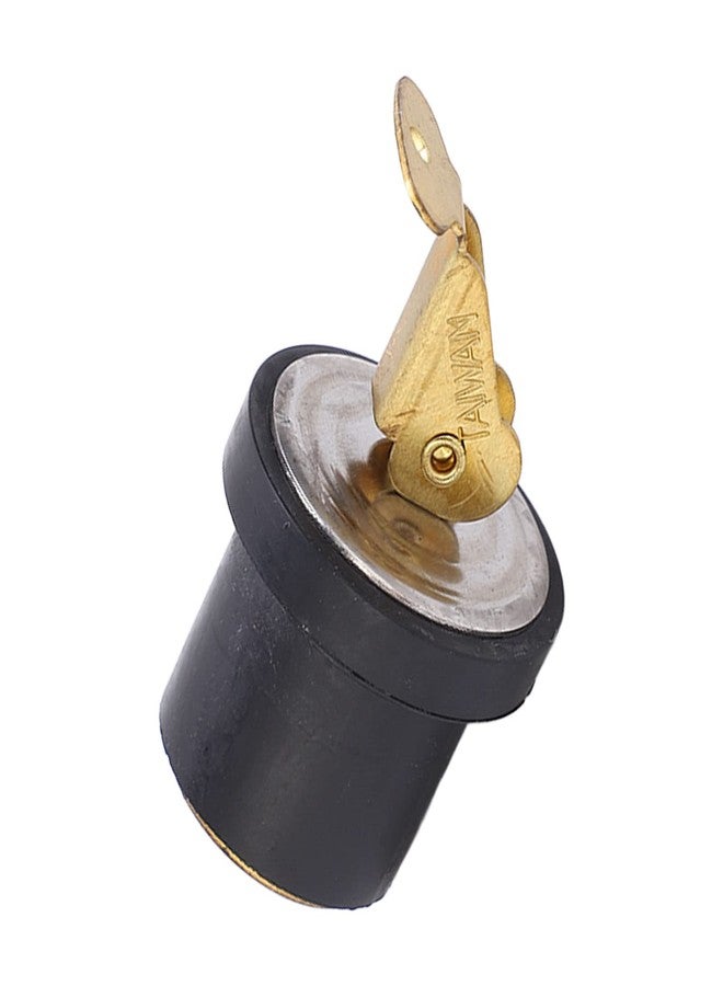 Mrisata 1/2” Boat Drain Plug, Marine Drain Plug 19mm Compression Drain Plug Brass Screw Type Rubber Boat Yacht Marine Accessories, Compression Drain Plug Boat Brass Drain Plug (7/8 inch (2974B2)) - Image 2