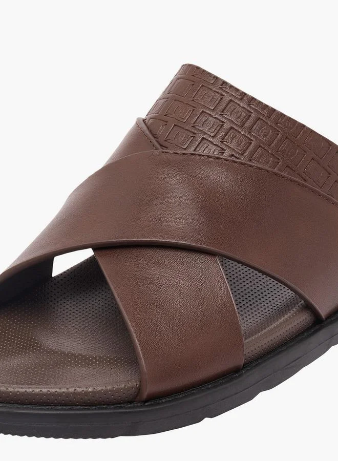 Duchini BROWN Men Cross Strap Comfort Sandals for Men | Best Price UAE