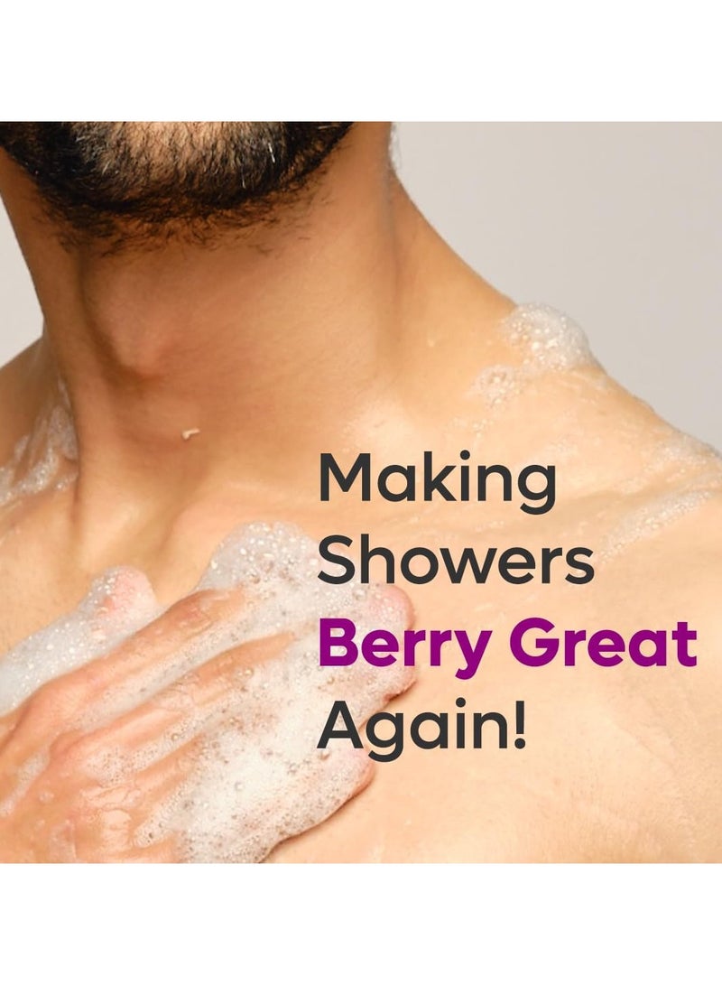 MCaffeine Blueberry Blast Body Wash With Fruity Fresh Blueberry Long Lasting Fragrance | Deep Cleansing & Tan Removal For Soft & Smooth Skin | Fragrance Body Wash For All Skin Types | For Men & Women - 300ml - Image 5