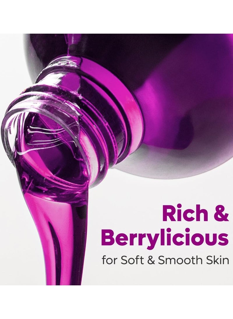 MCaffeine Blueberry Blast Body Wash With Fruity Fresh Blueberry Long Lasting Fragrance | Deep Cleansing & Tan Removal For Soft & Smooth Skin | Fragrance Body Wash For All Skin Types | For Men & Women - 300ml - Image 2