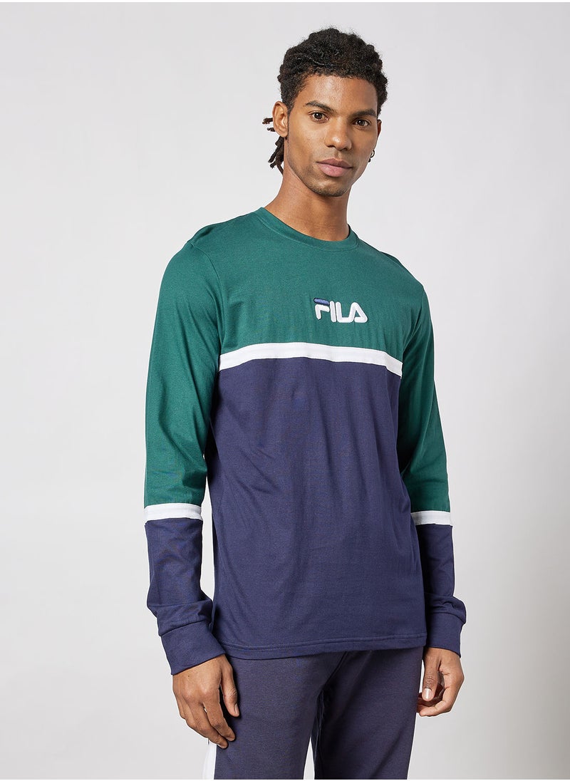 FILA - Colourblock Logo T-Shirt - Image 1