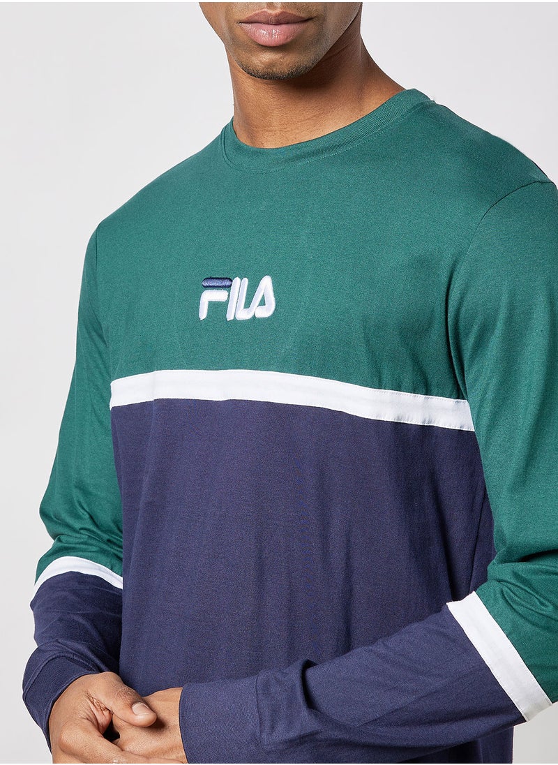 FILA - Colourblock Logo T-Shirt - Image 1