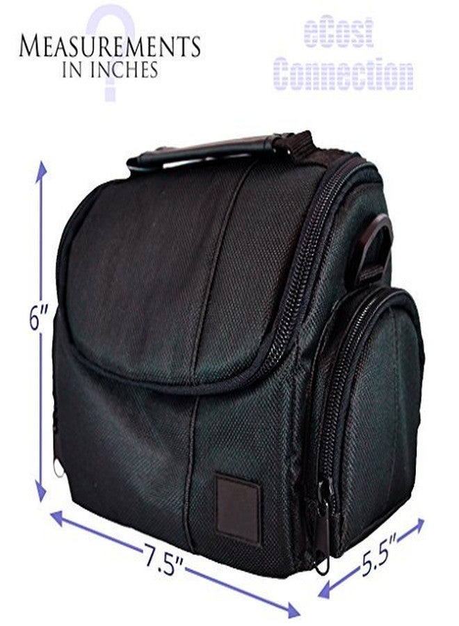 eCostConnection Medium Soft Padded Camera Equipment Bag/Case for Nikon, Canon, Sony, Pentax, Olympus Panasonic, Samsung & Many More + Microfiber Cloth - Image 3