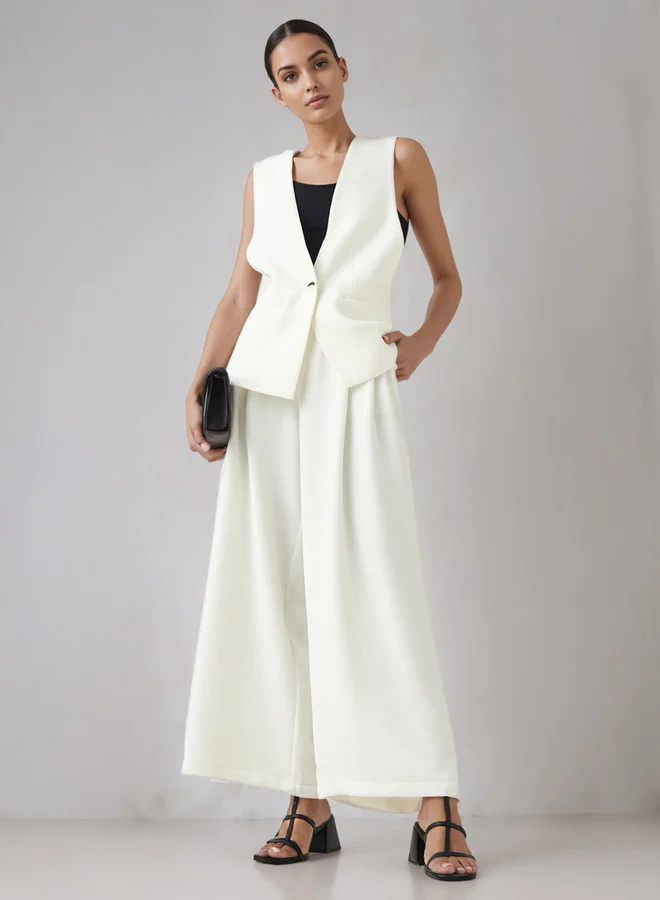 ايكونيك بنطلون واسع مطوي أيقوني