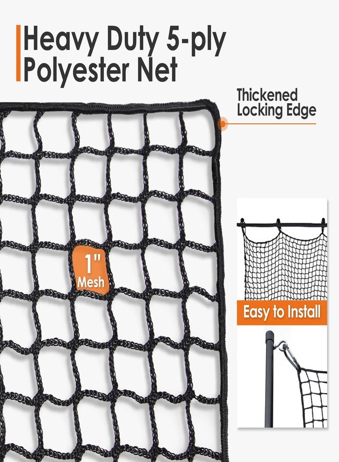 ORIENGEAR Golf Hitting Net 10x15ft & 10x20ft for Garage, Backyard – DIY Netting with Rope and Buckle, Net Only – Poles Not Included, for Chipping, Driving, Baseball, Hockey, Soccer - Image 3