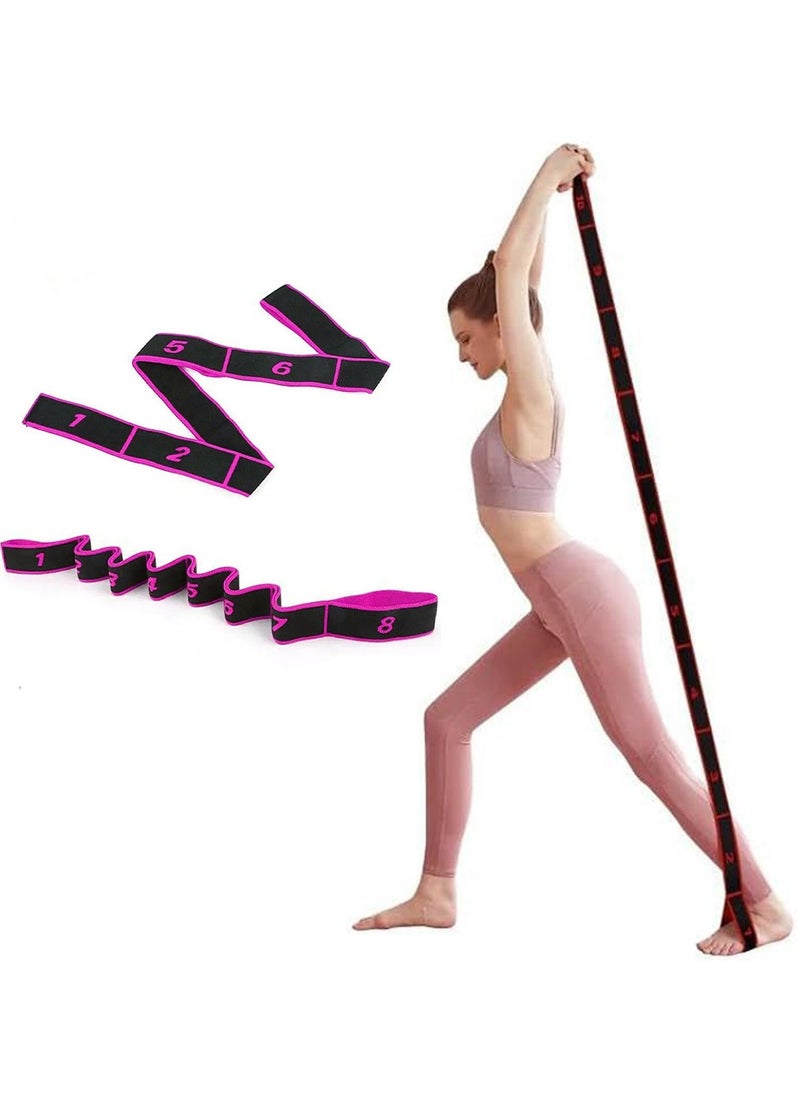 SportQ Ultimate Pro Premium Yoga Belt Natural Strap 8 Stretch Loops, Elastic Bands with Loops, Elastic Leg Extension Belt for Yoga, Flexibility for Therapy, Pilates, Yoga, Dance - pzsku/Z467C29075C51043131CBZ/45/_/1720620515/9b8da39a-c575-492c-9601-0984182d7ff1