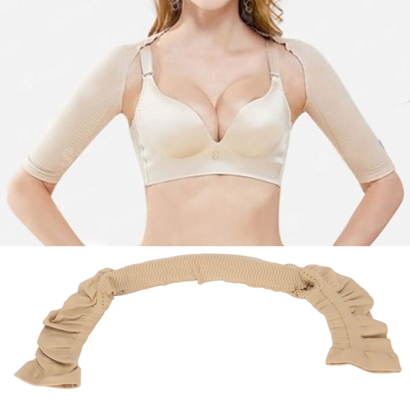 Upper Arm Shaper Skin Color Reduce Swell Prevent Fatigue Stretchy Breathable Arm Compression Shaper - Image 2