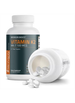Bronson Vitamin K2 MK-7 100 MCG, K2 as MK7 Menaquinone, Bone Support 1 Year Supply, 360 Tablets  - Image 4