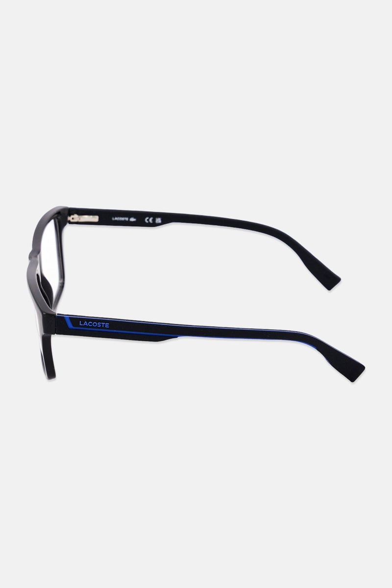 LACOSTE Men L2951 Square Reading Glasses, Black - Image 4