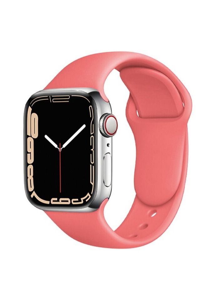 Apple Watch Band 41mm 40mm 38mm Soft Silicone Sport Band Replacement Wrist Strap Compatible for iWatch Apple Watch Series 7/SE/6/5/4/3/2/1 (41mm/40mm/38mm)