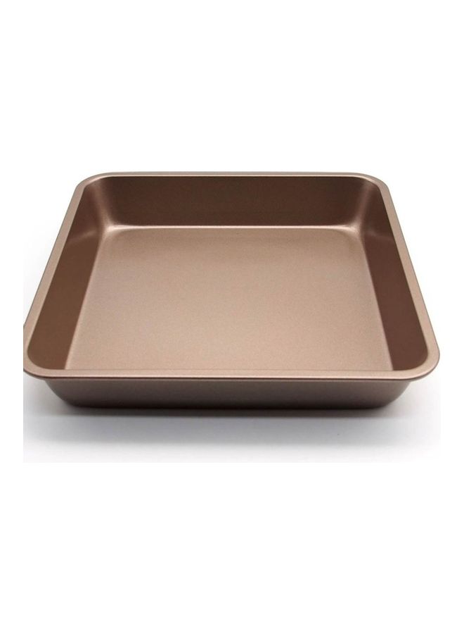 NIBEMINENT Carbon Steel Square Oven Baking Tray Brown  - Image 1