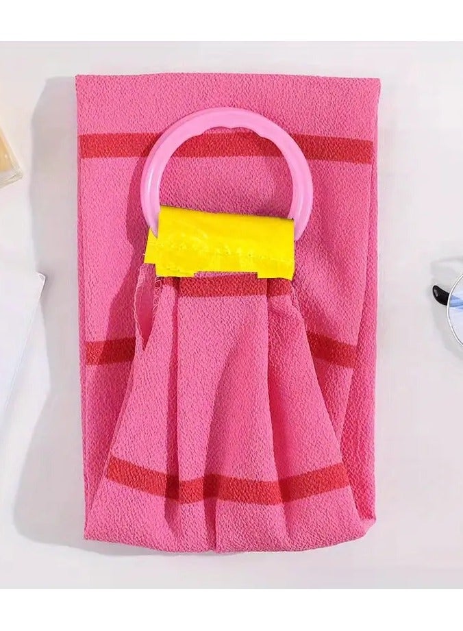 Goolsky Long Strip Exfoliating Back Scrubber, Body Back Scrubber Towel For Shower, Bath Scrub Washclothfor Men & Women Exfoliation, Back Rubbing Towel, Strong Pulling Back Long Strip To Wipe Back, 1pc - Image 1