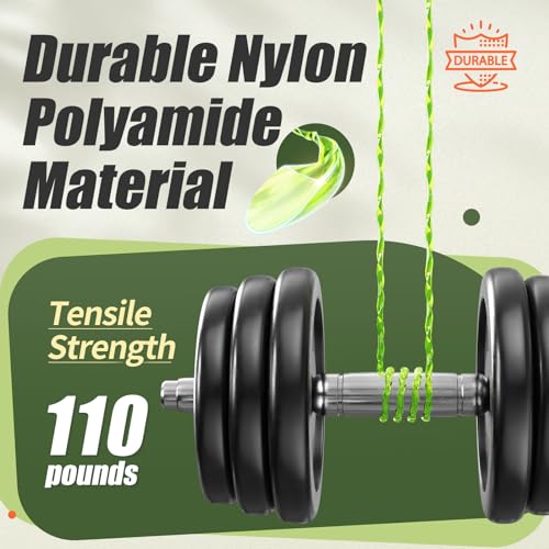 EVENTRONIC Weed Eater String, 095 Trimmer Line of 150-Feet(1/2LB), Trimmer Line for Universal Replacement, Twist Weed Wacker String Fits Medium& Heavy Grass&Weeds, String Trimmer Line of Yellow Premium Nylon - Image 5