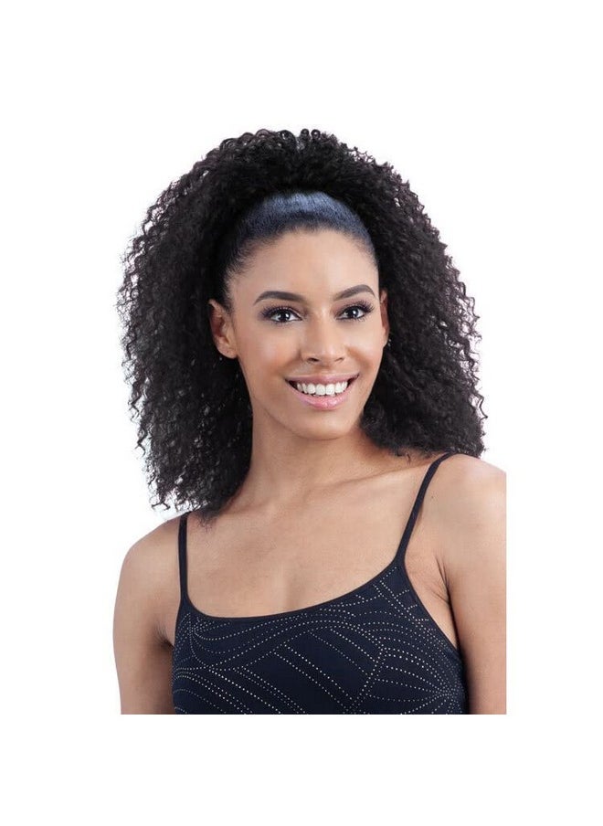 FreeTress Equal - Synthetic Drawstring Ponytail Straw Twist Girl1B - Image 1