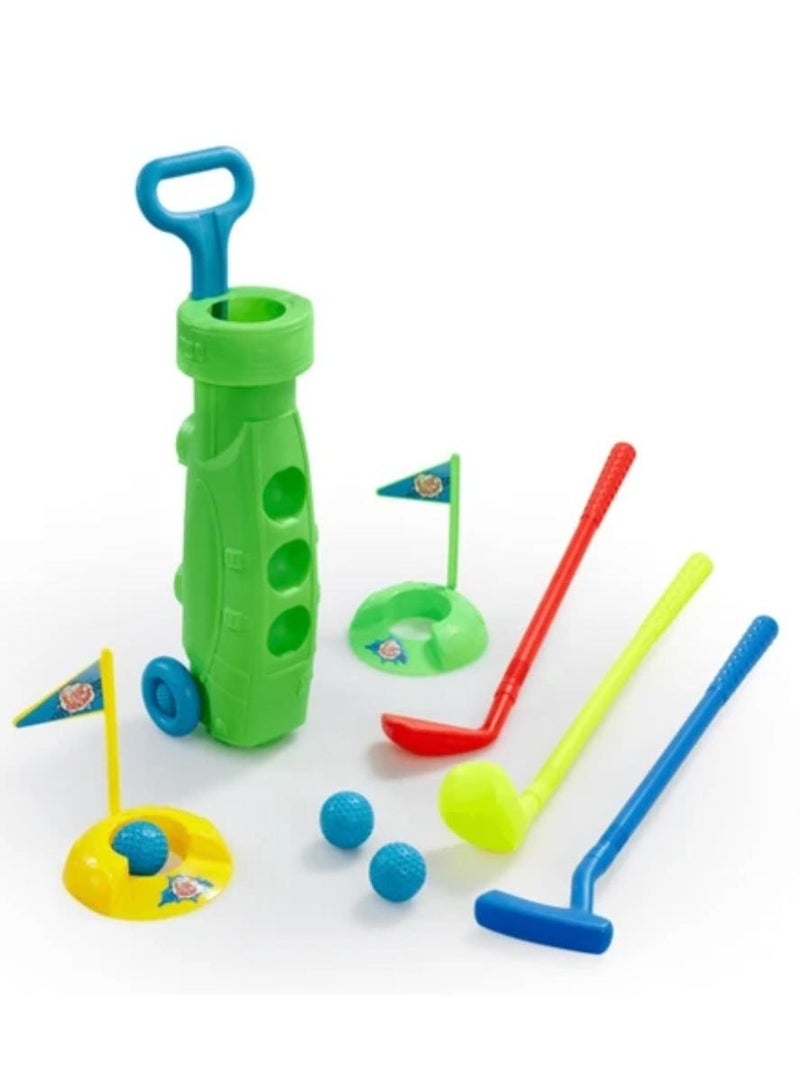 Addo Out and About Golf Caddy Set | Encourages Physical Activity, Improving Hand-Eye Coordination and Motor Skills | Garden Toys | Indoor & Outdoor Sports for Kids