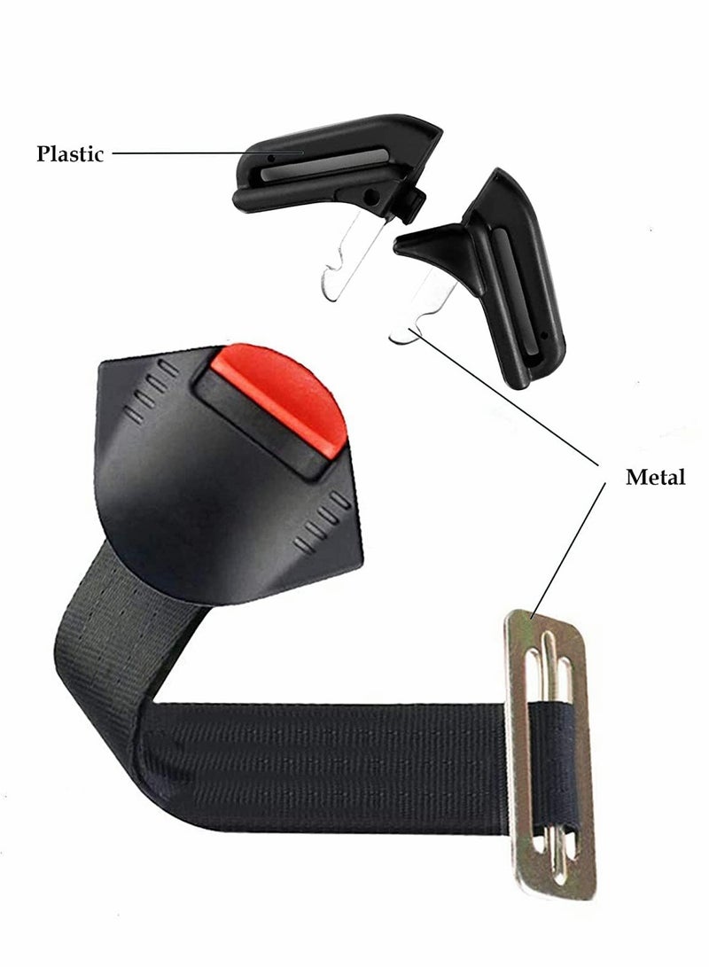 SOLARAE Adjustable Toddler Safety Harness Locking Buckle Clip for Strollers and High Chairs - Universal Baby Seat Harness Clip for Enhanced Child Security - Image 4