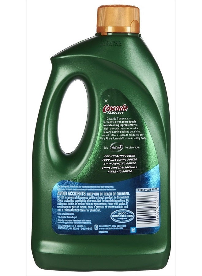 Cascade Complete Gel All-in-1 Dishwasher Detergent, Citrus breeze, 74.88 Oz (Pack of 2)  - Image 2