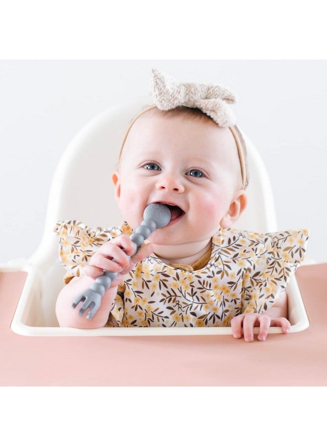 Ryan & Rose Ryan & Rose Cutie Tensils Baby Spoon and Fork [2 Pack] (Charcoal) - Image 5