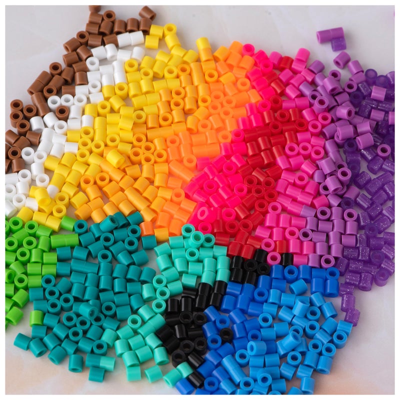 Perler طقم خرز بيرلر 17605 المتنوع مع صينية تخزين وكتاب أنماط للفنون والحرف، متعدد الألوان، 4001 قطعة - Image 3