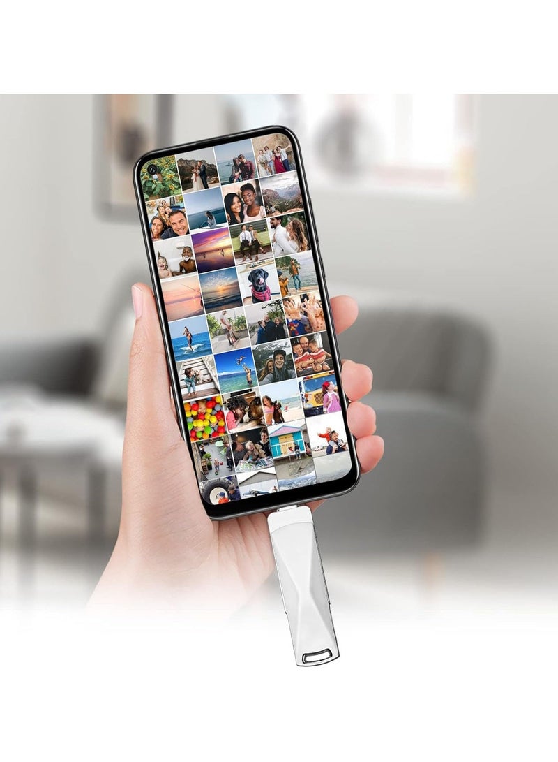 GUDOO USB Flash Drive 2TB USB 3.0 Memory Stick Thumb Drive USB C Drive with Type C for Smartphones MacBook PC Tablets for Photos Videos Documents - Image 5