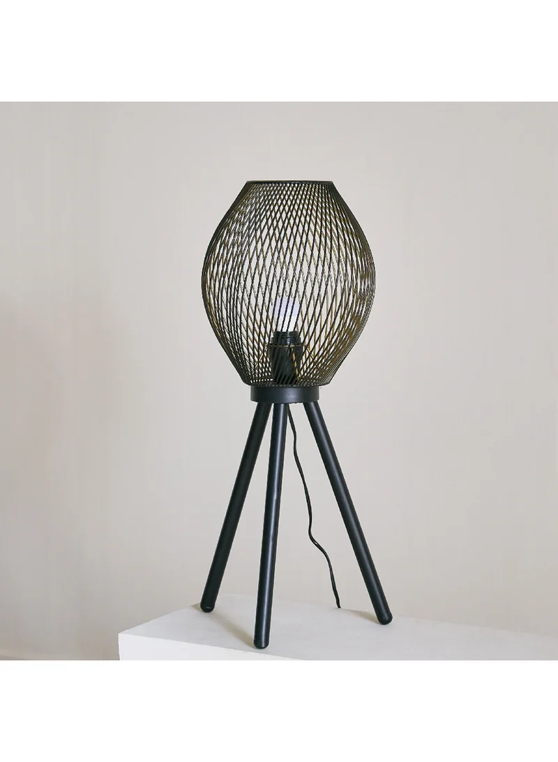 Home Box Aron Metal Tripod Table Lamp with Metal Shade 33 x 66 x 33 cm