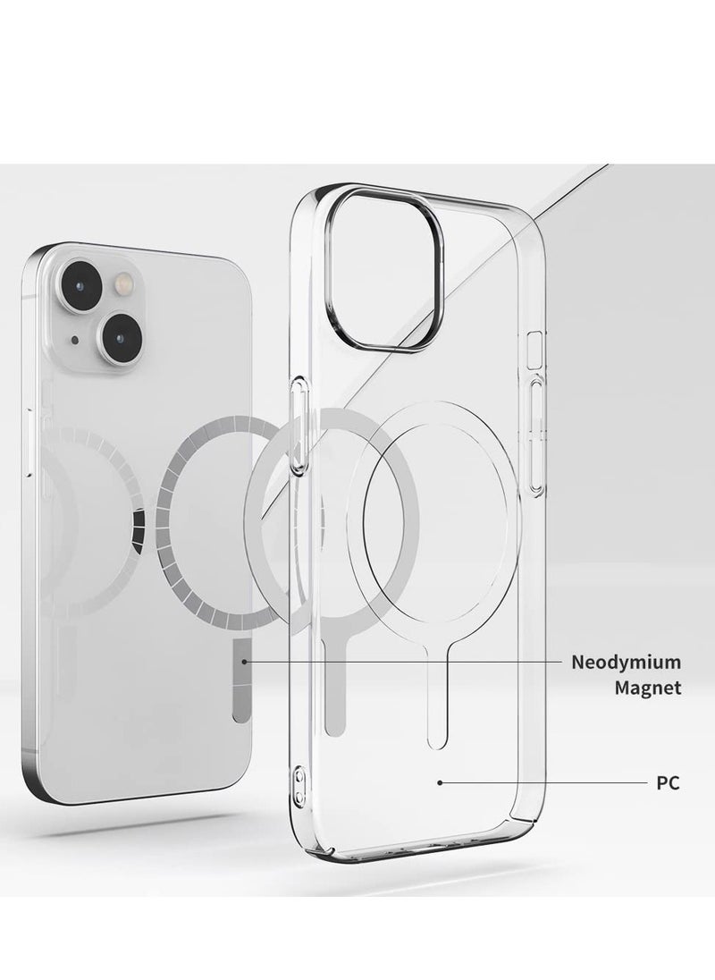 Houmt - iPhone 15 Magsafe Case 6.1-Inch Compatible with Wireless Charging Anti-Scratch Shockproof Protective Phone Cover Clear for Apple iPhone 15 - Image 1