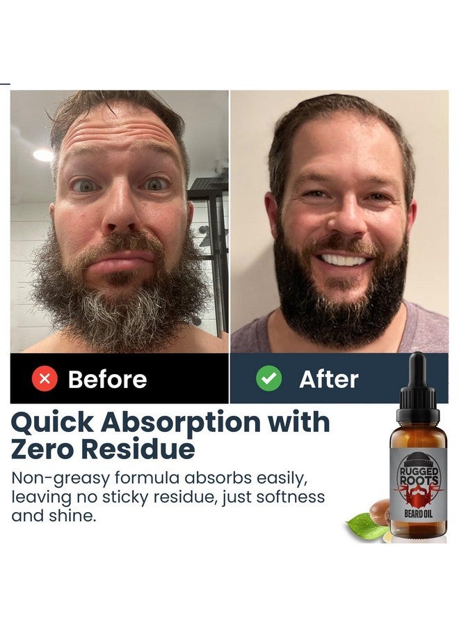 Rugged Roots Beard Oil-Honest Premium Beard Care-Great for Dry Itchy Beard-Soften, Soothe with All Natural Jojoba,Argan,Grape Seed- Unique Stocking Stuffers for Men (Smooth Rider) - Image 5