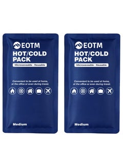 EOTM Pack Of 2 Reusable Hot and Cold Gel Pack For Pain Relief, Injuries, and Cold Therapy  - Image 2