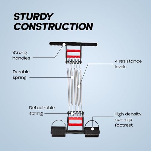 STAREWA 3 in 1 Multi Usage 5 Detachable Chest Pull Chest Expander Pull-up Bars Spring Exerciser Elastic Sit Up Pull Rope Home Fitness Equipment - Image 2