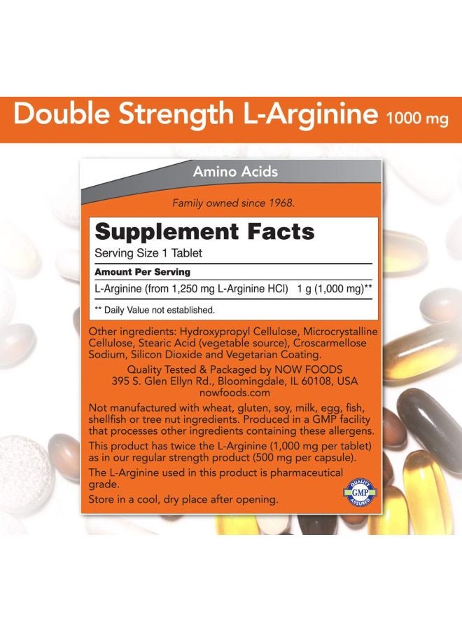 Now Double Strength L-Arginine Tablets