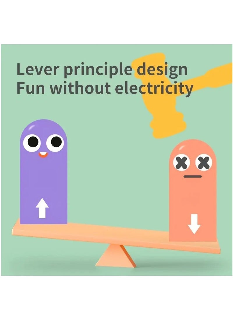 Arabest Whack A Mole Game for Toddlers,Pounding Toy for Kids Ages 3-8 Years Boys and Girls,Early Developmental Toy,Interactive Educational Toys with Sound and Light,Soft Hammers (Green) - Image 4