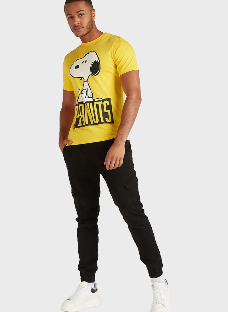 SP Characters Peanuts Crew Neck T-Shirt