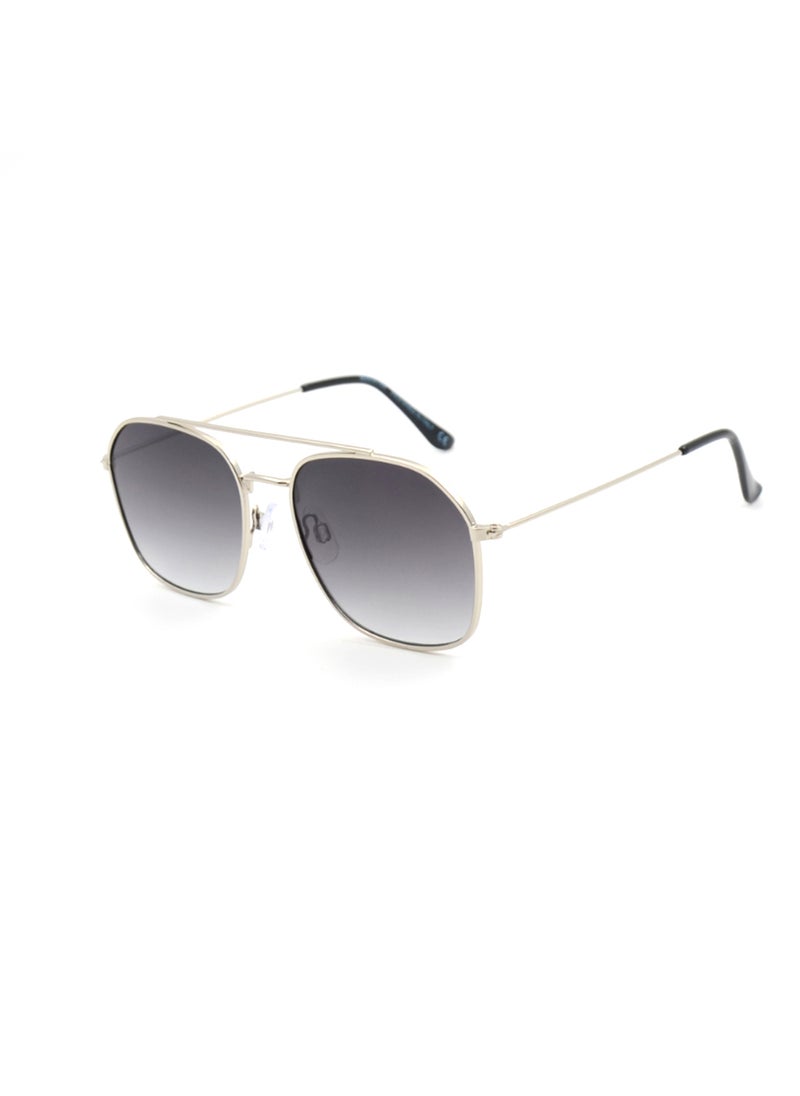 MADEYES Men's UV Protection Sunglasses EE24M128-4 - Silver/Black  - Image 1