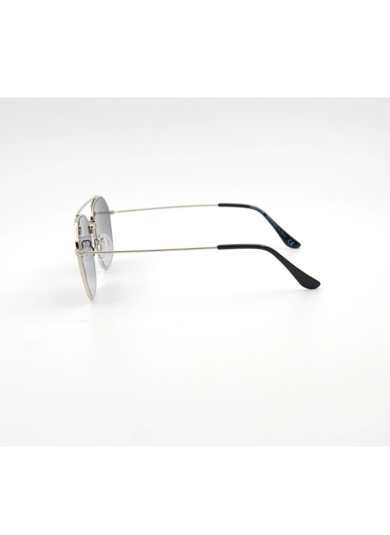 MADEYES Men's UV Protection Sunglasses EE24M128-4 - Silver/Black  - Image 3