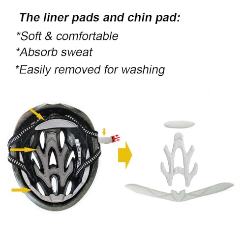 FABSPORTS Light Weight Bicycle/Bike Helmet with Flexible Padding for Kids and Adults, Adjustable Size, for Road & Mountain Cycling/Skating - Image 5