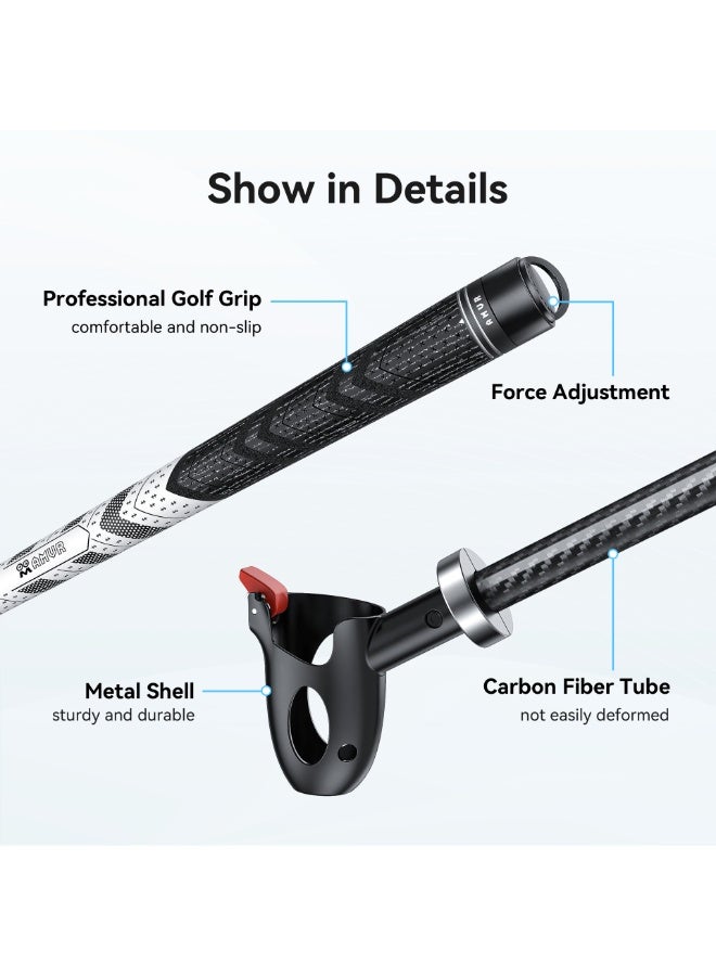 AMVR GA1 Long VR Golf Club Attachment Compatible with Meta/Oculus Quest 3/Quest 3S Accessories, Additional Weight Iron and Force Feedback Effect,More Realistic Golf Experience（for Right Controller） - Image 2