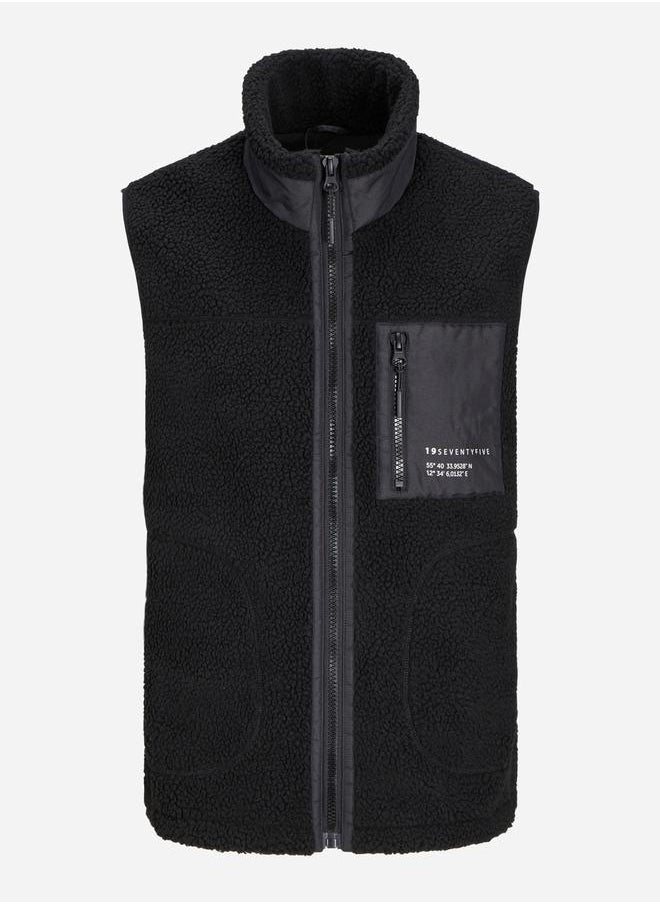 PRODUKT - Teddy Body Warmer Vest with Zip Pocket - Image 1