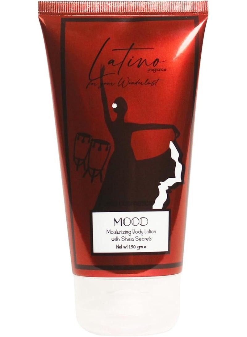 MOOD Mood Latino Moisturizing Body Lotion With Shea Secrets 150 gm